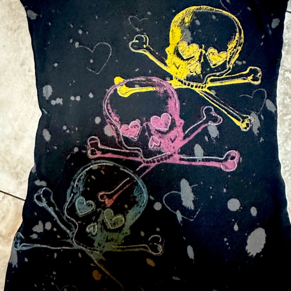 Self esteem women’s tank top, medium tank top med skulls teen